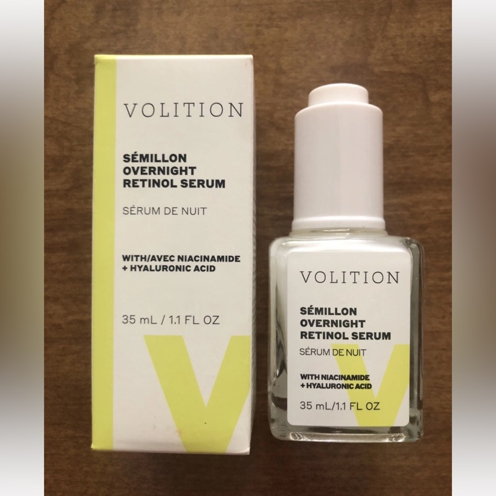 Volition Semillon Overnight Retinol Serum Hyaluronic Acid Niacinamide ~ NIB! 🧡